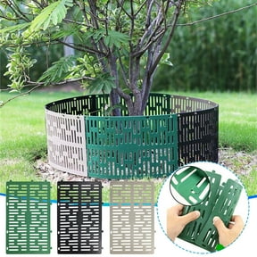 6Pcs Tree Trunk Protector Tree Protectors Tree Trunk Protector Wrap Green Mesh Plant Covers Tree for Saplings Expandable Weather-Proof Plant Bark Protection From Trimme