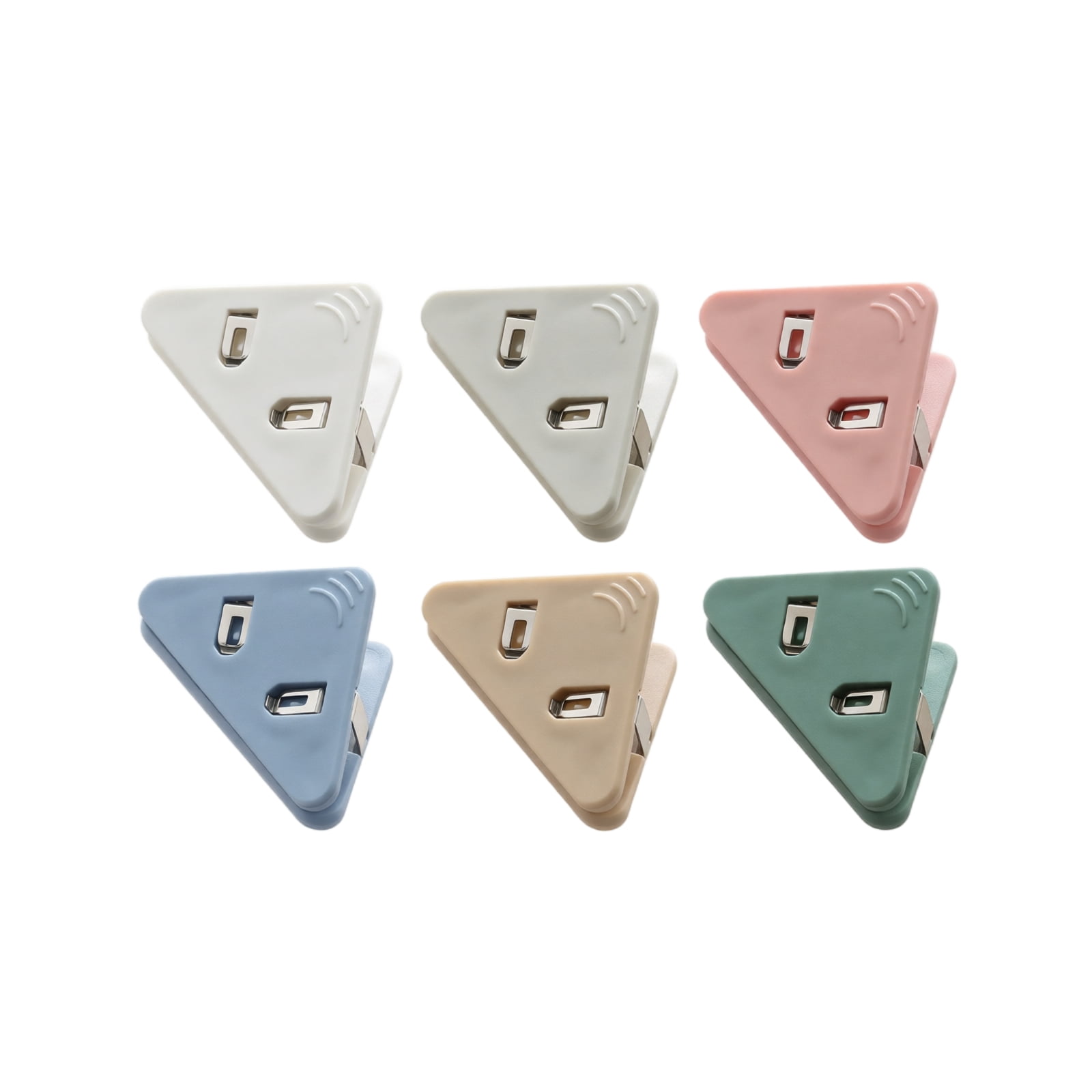 6Pcs Triangle Paper Corner Clips, Document Sorting Function Stationery ...