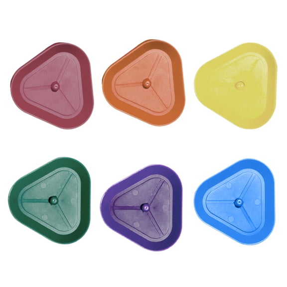 6Pcs Triangular Shape Playing Card Holder Rack Game Card Stand Playing Card Holder Helper for Organizing Cards