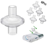 6Pcs Universal Filters for ResMed CPAP Machines, Individually Packing Disposable CPAP Air Dilters, Compatible with 22mm Tubing and 25mm Mask Elbow