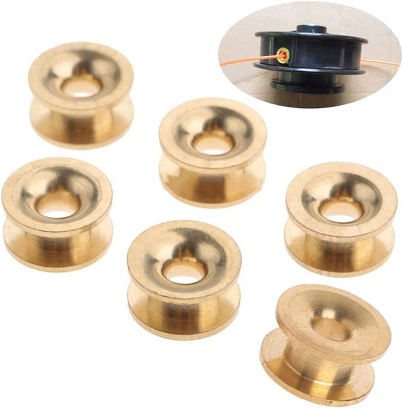 6Pcs Universal Grass Trimmer Head Eyelets Sleeve Strimmer Cutter Parts