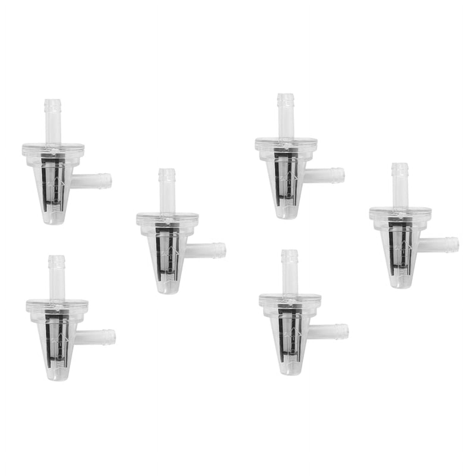 6Pcs Universal Motorcycle Right Angle Inline Fuel Filter 1/4Inch 6mm Hose Lines for
