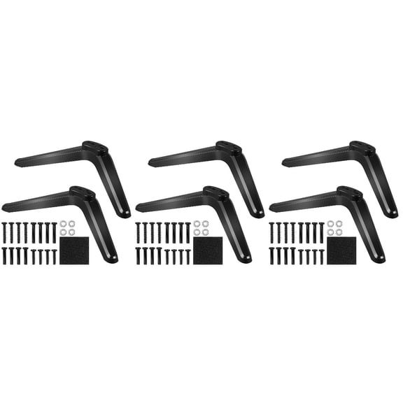 6Pcs Universal TV Stand, Tabletop TV Mounting Bracket with Screws