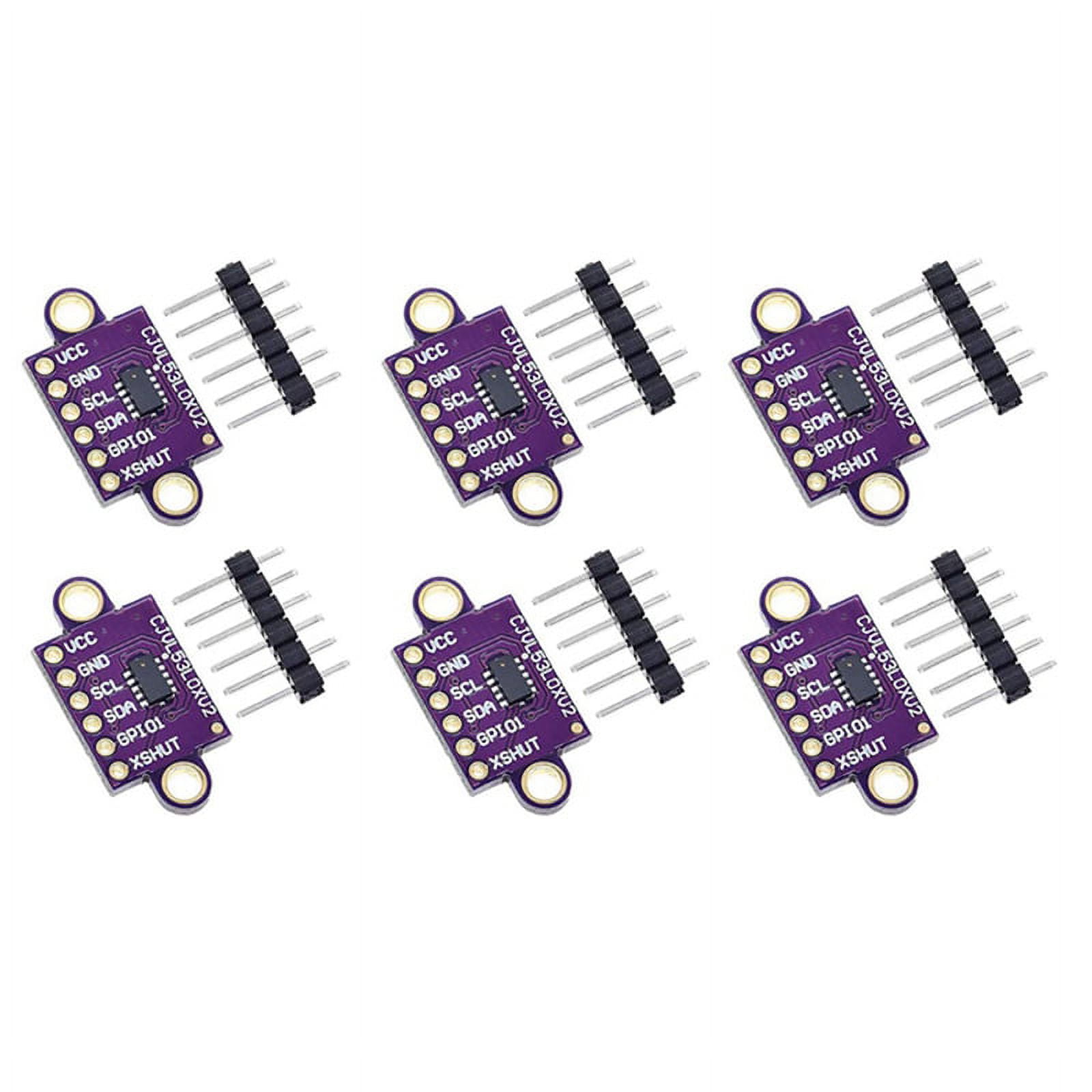 6Pcs VL53L0X Time-Of-Flight ToF Ranging Sensor Breakout 940Nm ...
