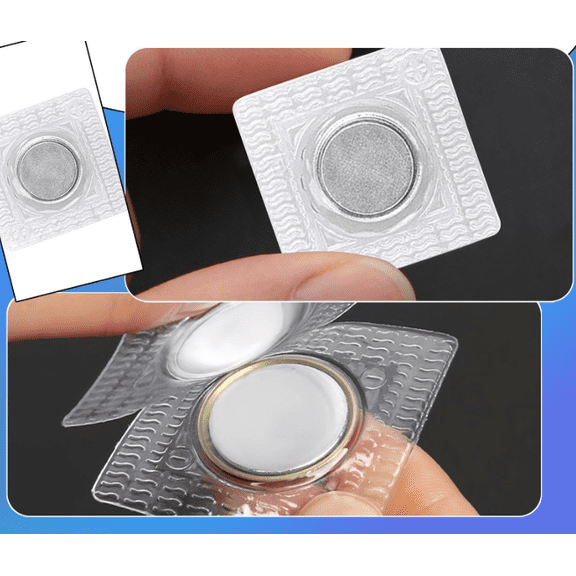6Pcs Versatile Strong Magnetic Pvc Magnet Buttons Bag Hidden Clasps Clothing Invisible Curtain Snaps Rubber Coated Magnets Snap Accessory