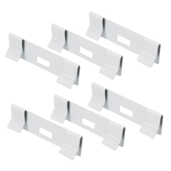 6Pcs Vertical Blind Repair Vane Savers, Metal Vertical Blind Repair Tabs, White Window Blind Repair Kit