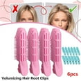 thumbnail image 1 of 6Pcs Volumizing Hair Root Clip, Naturally Fluffy Hair Clip Hair Volimizing Clips Hair Root Self Grip Volume Hair Root Clip Styling Tool(Pink or Blue), 1 of 10