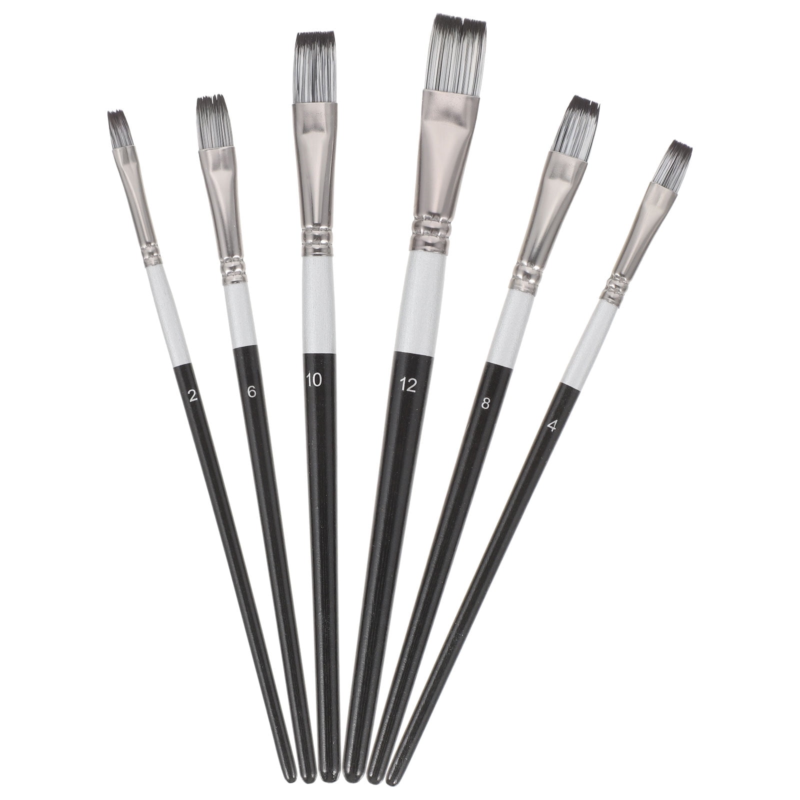 6Pcs Water Color Painting Brushes Oil Painting Brushes Lightweight