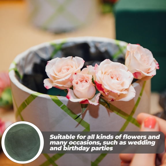 6Pcs Wedding Flower Foam Floral Mud Green Foam Bricks for Event Decorations