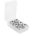 thumbnail image 1 of 6Pcs Whiskey Stones, Stainless Steel Whiskey Stone Ball for Drinks Whiskey Gifts for Men Refreezable Metal Ice Cubes Wine Cooling Ball, 1 of 5