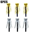 thumbnail image 1 of 6Pcs Whistles Party Noise Makers with Tassel Blowers for New Year Birthday Celebration Festive Supplies, 1 of 6