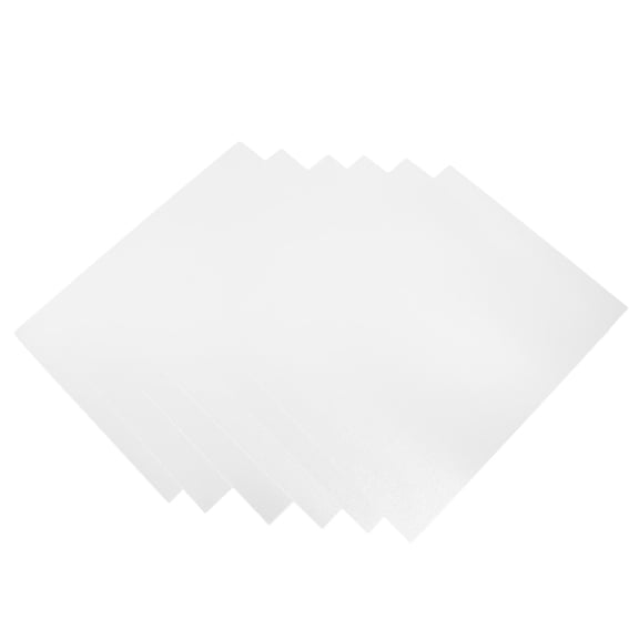6Pcs White Sublimation Aluminum Plates for Easy Installation and Vibrant Transfer Patterns