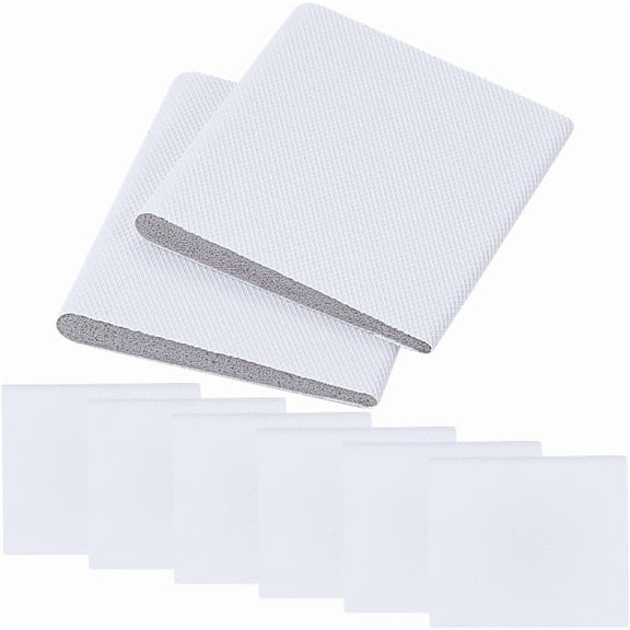 6Pcs White Weather Stripping Seal Strip Foam Door Seal Window Sealer for Winter Soundproof Door Insulation Strip Thin Stripping Seal for Door Frame Door Gap Filler Noise Blocker 2x1.7in for DIY