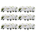thumbnail image 1 of 6Pcs White Wedding Dining Table Flower - Centerpiece Artificial Rose Flower Arrangement, 1 of 18