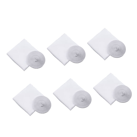 6Pcs Window Screen Protectors Fiberglass Mesh With Stick Tape Dustproof Net Breathable Portable Home Accessory