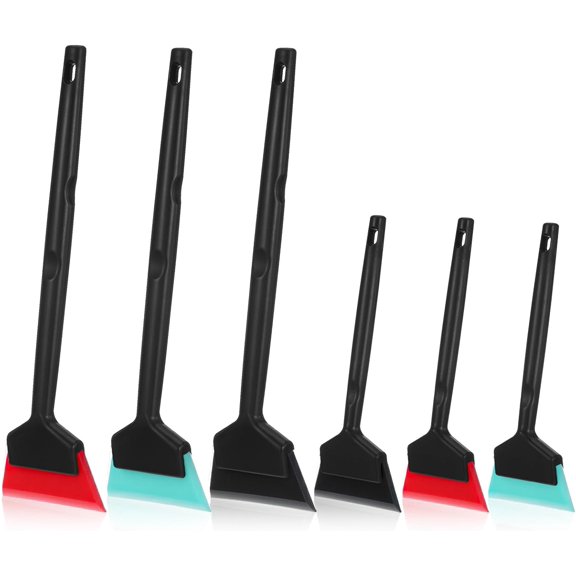 6Pcs Window Tint Tools, Mini Squeegee Kit, Small Quarter Window Tint Squeegee, Vinyl Wrap Tools for Car Wrapping Windows Film Mirrors Cleaning