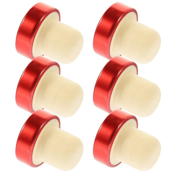 6Pcs Wine Cork Bottle Stopper Bottle Durable Stopper Bottle Plug Bottle Cork
