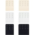thumbnail image 1 of 6Pcs Women's Bra Extenders 3/4 Hooks 3 Rows Spacing Bra Extender Strap White Antique White Black Bra Band Strap Extensions, 1 of 6