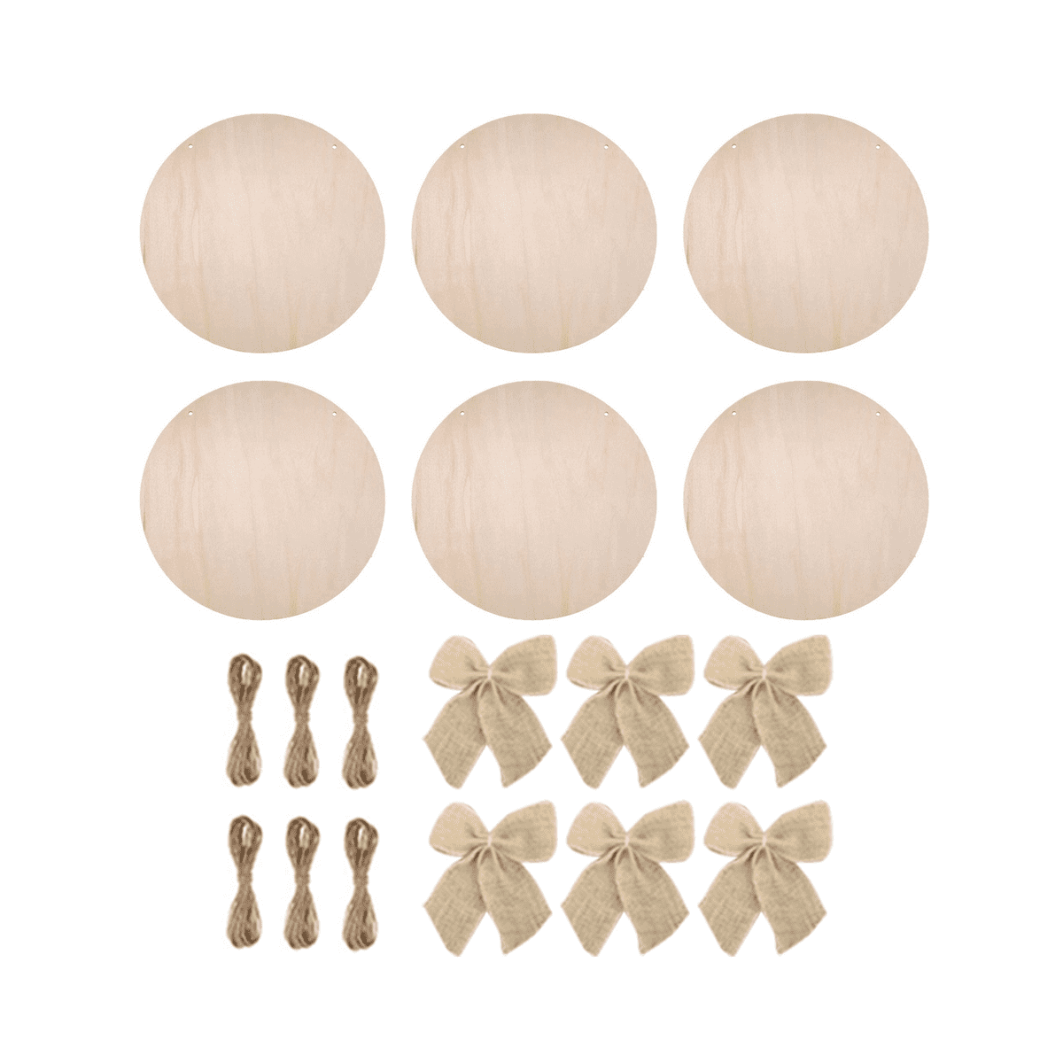 Wood Circles For Crafts,5 Pack 12 Inch Unfinished Wood Blank Rounds Wooden  Cutouts For Crafts, Door Hanger, Door Design, Wood Burning