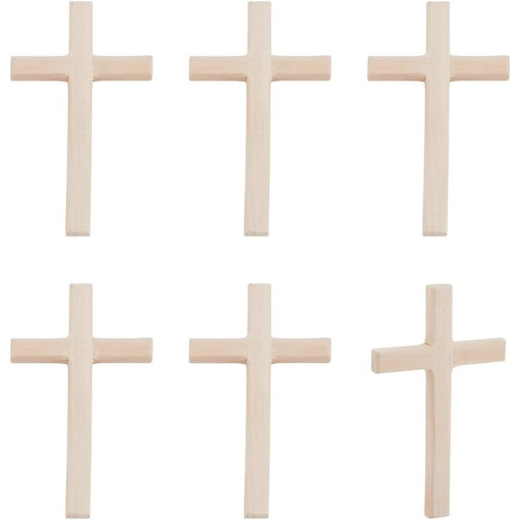 6Pcs Wooden Wall Decoration Hand Prayer Holding Beige 120x69.5x9.5mm 6pcs/set