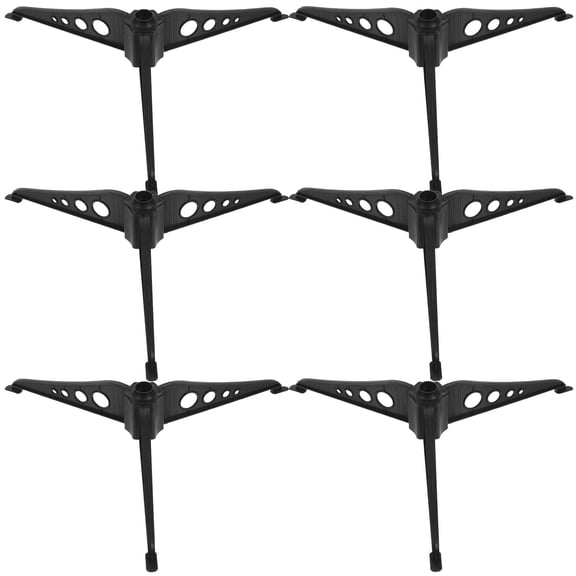 ORDDIART Universal Xmas Tree Stand Plastic Blackish Green 6Pcs 11.4x6.5x2in