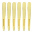 6Pcs Yellow Hair Sectioning Clip Firm Grip Styling Haircut Hairdressing