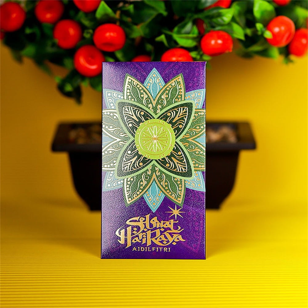 6Pcs/pack Cash Envelopes Money Cash Decorative Paper Package Red Packet