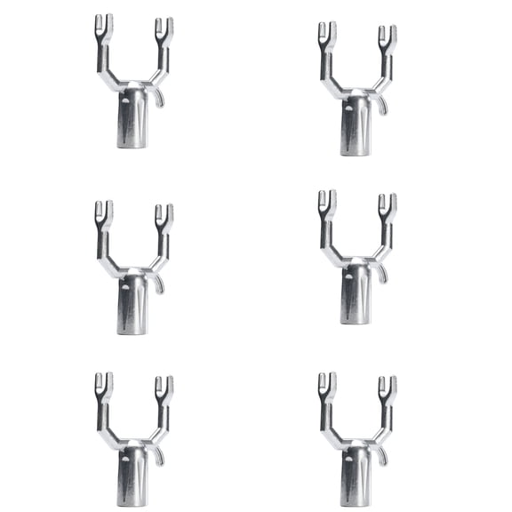 6Pieces Aluminium Alloy Plant Support Poles Reusable Tree Stakes Suitable for Orchards and Garden Use for Tree Stability