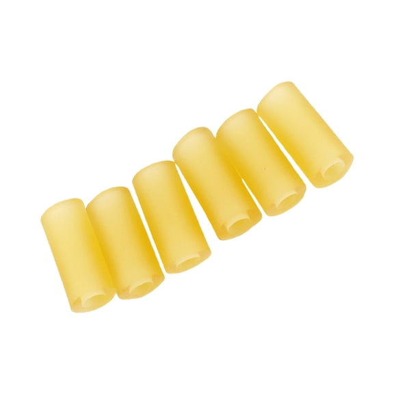 6Pieces Guitar Pickup Mounting Tubes Pickup Installation Tubes Rubber Texture Suitable for Precise Height Positioning
