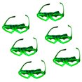 thumbnail image 1 of 6Pieces Heart Shapeds LED Glasses Night Parties Multiple Color Light Up Accessories Comfort Wear Plastic Materials, 1 of 8