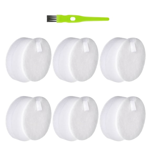 6Pieces Multifuntional Sponge Filter Set Wet Dry Vacuum Filter Repair Part Suitable for Home Everyday Cleaning Use