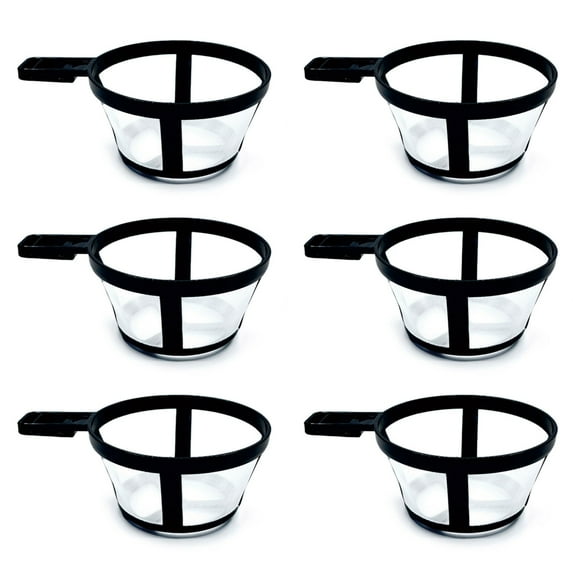 6Pieces Long Time Coffee Filters with 80 Meshes For Home And Small Cafes