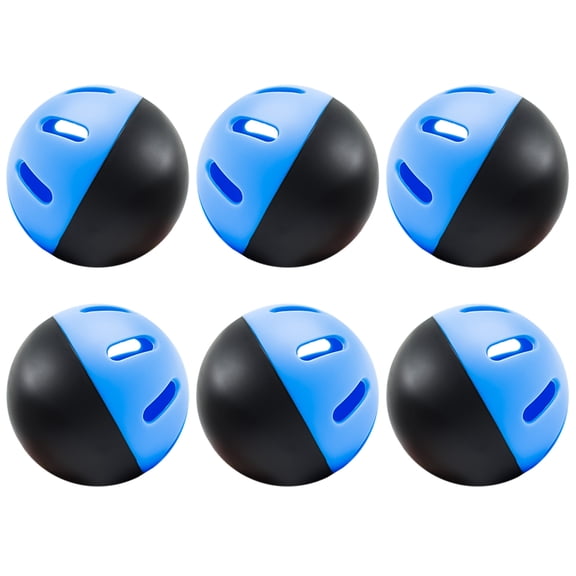 6Pieces Shock Absorb Baseball Training 74mm Size Professional Baseball Practice for Beginners Team Sports Activity