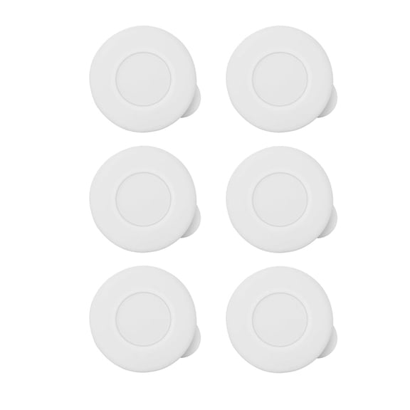 6PCS Silicone Milk Bottle Replacement Caps Glass Bottle Sealing Lid for Leakproof Sealing and Freshness Preservation