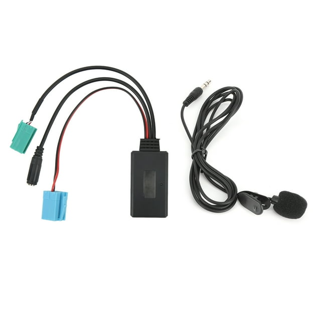 6Pin Bluetooth Audio Cable Car Stereo AUX?IN Adapter with Microphone