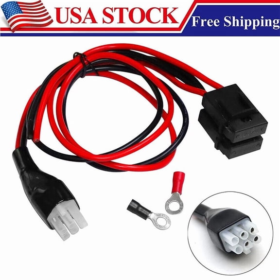 6Pin Dc Power Cord Cable For Kenwood/Icom Ic-706 Ts-570 Ts-2000 For Alinco Radio