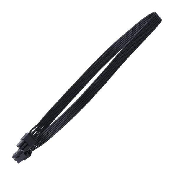 6Pin Male To Male PCIe Flat Cable Reliabled GPU Power Supply EXtension Cord For Gaming Desktop PC