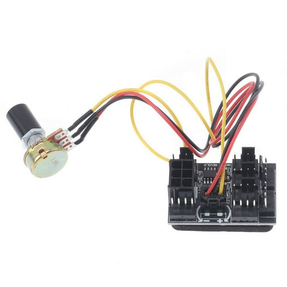 6Pin Power 8Port PC Chassis Cooling Fan Hubs for 3Pin/4Pin Fan Featuring Speed Regulation Easy Installation