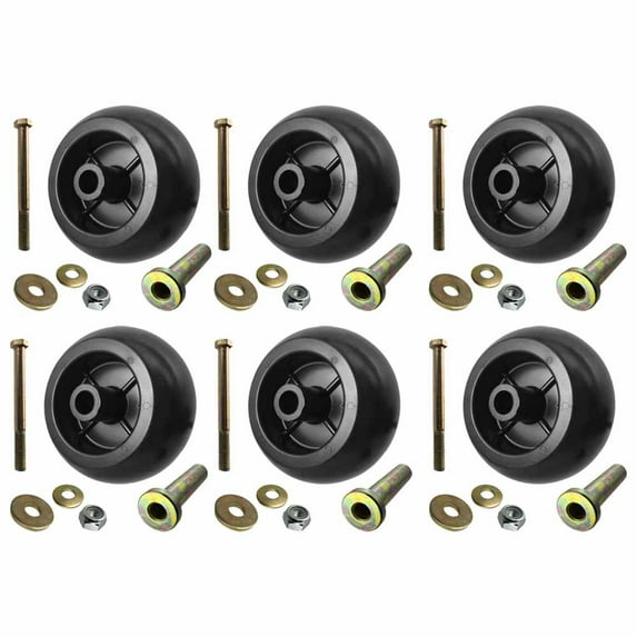 6Pk Deck Wheel Kit for Exmark 116-9981 1-603299 99-2842 Type A 103-7263 103-4051