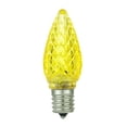 thumbnail image 1 of 6Pk - SUNLITE 0.4W 120V E17 3LED C9 Yellow Light Bulb, 1 of 2