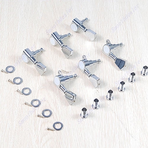 6Pro Chrome Guitar String Tuning Keys Pegs Tuners Machine Heads For Gibson 3R+3L