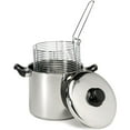 thumbnail image 1 of Cook Pro 6-Quart 18/10 Stainless Steel Stovetop Deep Fryer/Stock Pot, 1 of 7