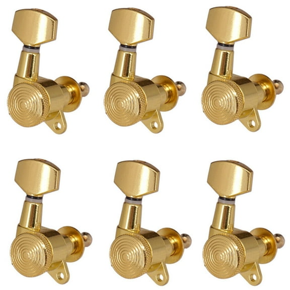 6R Guitar String Inline Tuning Pegs Locking Tuners Keys Machine Heads Gold US