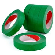 6Rolls Red Painters Tape, Masking Tape 1 Inch x 55 Yards, No Residue Artist Tape, High Adhesive Decorative Tape, Craft Tape for Painting, DIY, Arts, Crafts, Labeling or Coding, Wall, Handmade