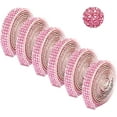 thumbnail image 1 of 6Rolls Self-Adhesive Crystal Rhinestone Diamond Ribbon DIY Bling Crystal Ribbon Sticker Wrap for Craft Tape Roll with 2mm Rhinestones Strips for Craft Phone Car Decor(6 Yards), 1 of 6