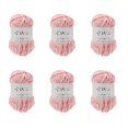 thumbnail image 1 of 6Rolls of Cotton Crochet Yarn 100g/3.5oz Per Roll Soft Baby Yarn for Knitting, 1 of 10