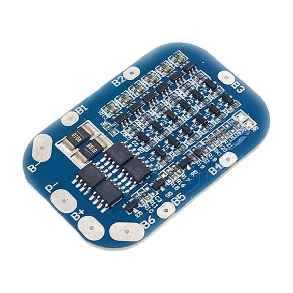 6S 20A 19.2V 21.6V 32650 32700 BMS Lithium Iron Battery Protected Board Moudle To Screwdriver And E-bike Battery ,Multi -Function Protection