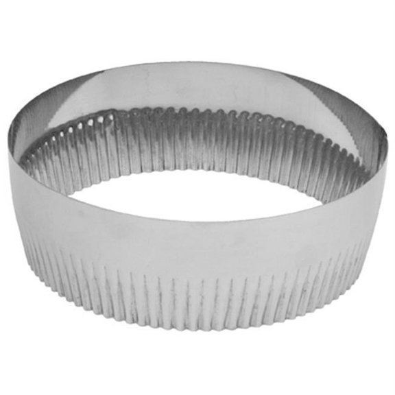 6SPA 6 in. Galvanized Wall Stove Pipe Adapter