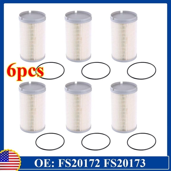 6Sets NEW Fuel Filter K37-1029 Fit For Peterbilt Kenworth FS20172 K37-1012