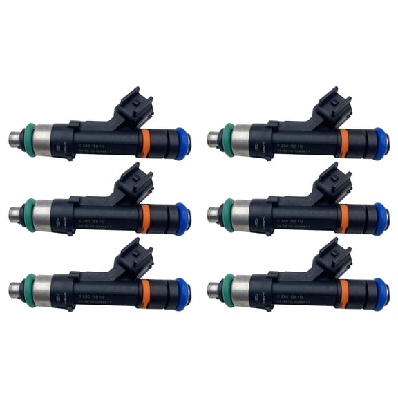 6Sets Precision-Engineered Fuel Injectors Spare Part for Jeep Wrangler 3.8L 07-11, Dodge Grand Caravan 3.3L/3.8L 08-10